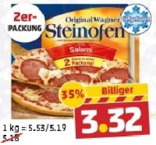 ORIGINAL WAGNER Pizza oder Flammkuchen 3.32&nbsp;&euro;