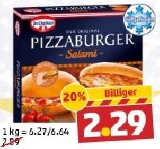DR. OETKER Pizzaburger 2.29 €