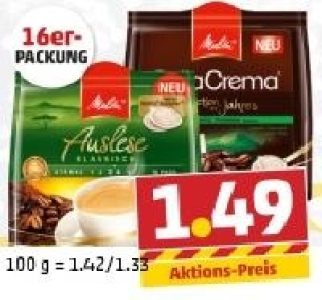 MELITTA Kaffee-Pads 1.49&nbsp;&euro;