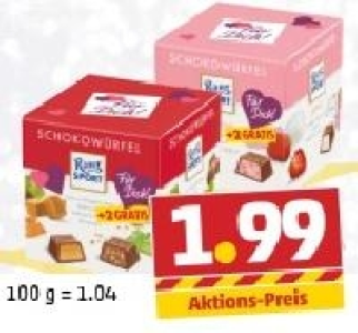 RITTER SPORT Schokowürfel 1.99 €