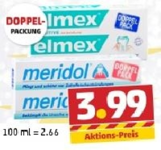 MERIDOL Zahncreme oder ELMEX Sensitive 3.99&nbsp;&euro;