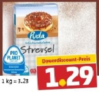 PUDA Milchschokoladen Streusel 1.29 €