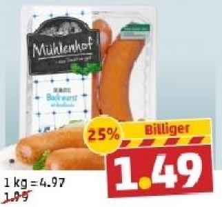 MÜHLENHOF Delikatess-Bockwurst