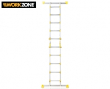 Aldi Süd  WORKZONE®Multifunktionsleiter, 4 x 5 Sprossen