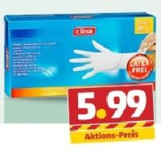 CLINA Nitril-Einmalhandschuhe