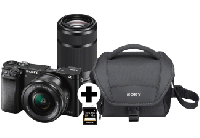 MediaMarkt Sony SONY Alpha 6000 Kit Systemkamera 24.7 Megapixel mit Objektiv 16-50 mm,