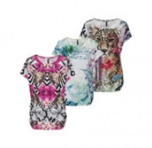 Damen-T-Shirt mit Schmucksteinchen 7.99 €