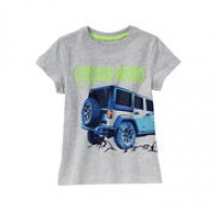 NKD  Jungen-T-Shirt mit Jeep-Frontaufdruck
