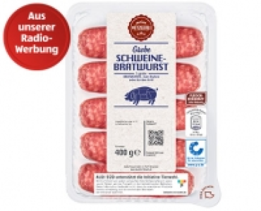 meine METZGEREI Grobe Schweine-Bratwurst 1.39 €