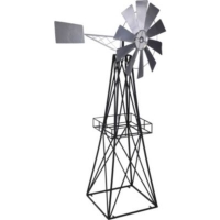 Plus  H&S Deko Windmühle Metall mit Windrad