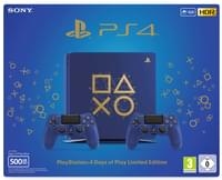 Real  PlayStation 4 Konsole - 500GB Days of Play Limited Edition - inkl. 2