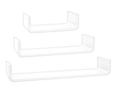 LIVING STYLE Wandregal, 3er-Set 12.99 €