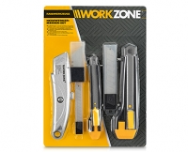 WORKZONE®Heimwerker Messer-Set 2.99 €