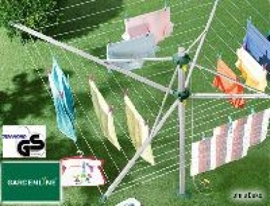 Gardenline Aluminium Wäschespinne