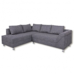 Ecksofa - grau - Federkern - Webstoff 499.99 €
