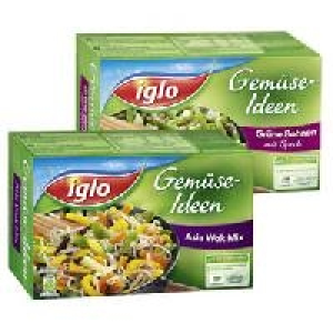iglo Gemüse-Ideen, Rahm-Gemüse oder Mittelmeer-Küche 1.99 €