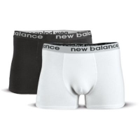 Plus  New Balance Boxer Shorts 2er schwarz/weiß Gr. M
