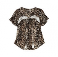NKD  Damen-Bluse mit Leopardenmuster