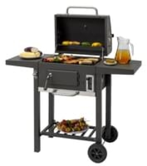 Tepro Toronto Kompakt Holzkohlegrill 1162; Schwarz - Grillfläche: ca