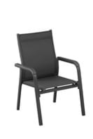 Kettler Basic Plus Stapelsessel H 98 x B 66 x T 69 cm, Farbe Anthrazit