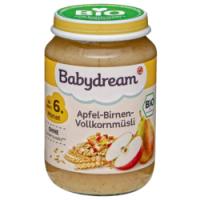 Rossmann Babydream Bio Apfel-Birnen-Vollkornmüsli