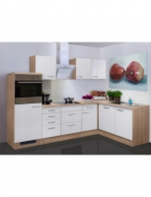 Küchenzeile mit E-Geräten »Valero«, Gesamtbreite 280x170 cm