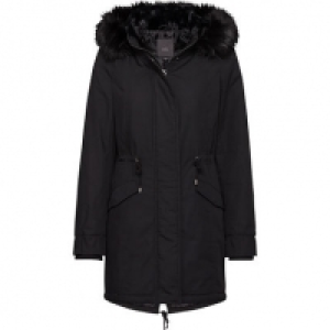 She Damen Parka mit Kapuze mit Kunstfell