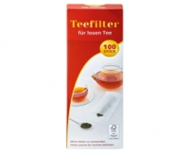Teefilter, 100 Stück 1.29 €