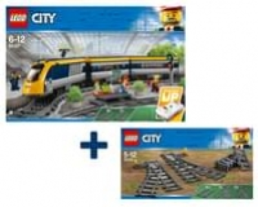 LEGO® City Personenzug 60197 inklusive LEGO® City Weichen 60238