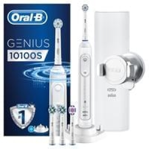 Oral-B Elektrische Zahnbürste Genius 10100S mit Zahnfleischschutz-Assi
