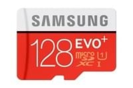 Samsung microSDXC Speicherkarte EVO Plus 128 GB mit SD Adapter