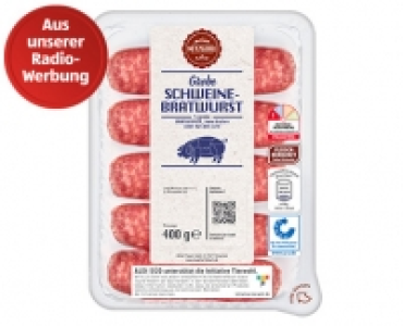 MEINE METZGEREI Grobe Schweine-Bratwurst 1.39 €