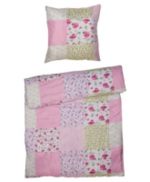 Kik  MikrofaserBettwäsche-Patchwork-ca.80x80cm,ca135x200cm