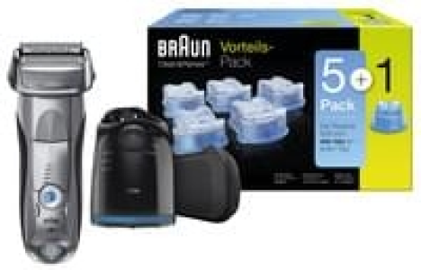 Braun Rasierer Serie7-7790Cc 166849 + Kartuschen Clean&Renew 5+1er Pac
