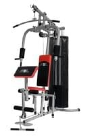 Real  Christopeit Fitness Station SP 20 XL (3 Kartons), Schwarz/Rot 1386