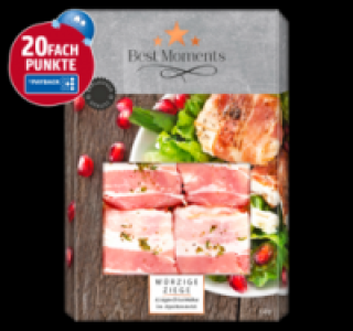 BEST MOMENTS Würziger Ziegenkäse im Speckmantel 2.75 €