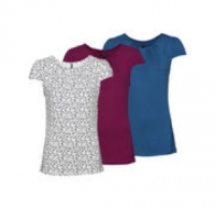 Damen-T-Shirt mit hübschen Fältchen 4.79 €
