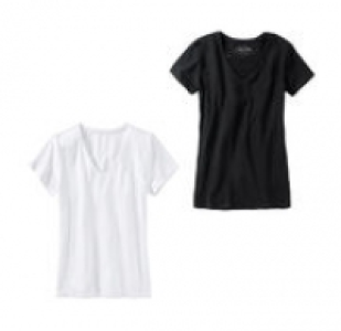 Damen T-Shirt mit V-Ausschnitt 3.99 €