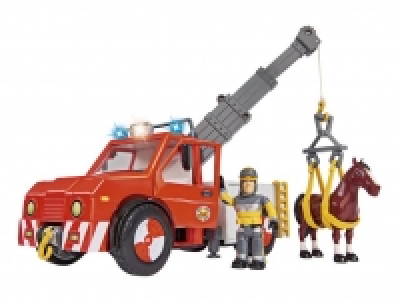 Simba Feuerwehrmann Sam Fahrzeug Phoenix mit Figur und Pferd 27.99 €