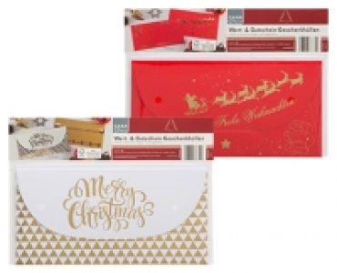 CASA Deco Wert- und Gutschein-Geschenkhüllen, 2 Stück 1.99 €