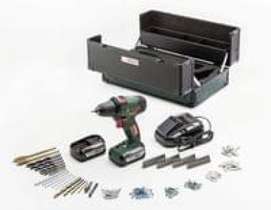 Bosch Akku-Bohrschrauber PSR 14,4 V LI-2, inkl. 2 x 2,5 Ah Akkus + Lad