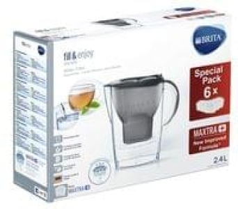 Real  BRITA Wasserfilter Marella im Vorratspack mit 6 x Maxtra Kartuschen, F