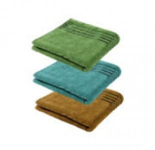 Duschtuch mit schicker Bordüre, 70x140cm 5.99 €