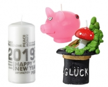 CASA Deco Kerzensortiment Silvester 1.99 €