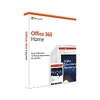 Cyberport  Microsoft Office 365 Home P4 (6 Benutzer/ 18 Devices/ 1 Jahr) DE Box P