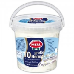 10 große Heringsfilets 4.99 €