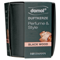 Rossmann Domol Duftkerze Perfume < Style Black Wood