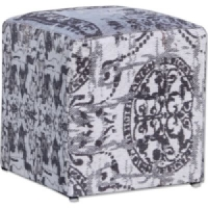 Plus  By-Boo Sitzhocker Patchwork, grau