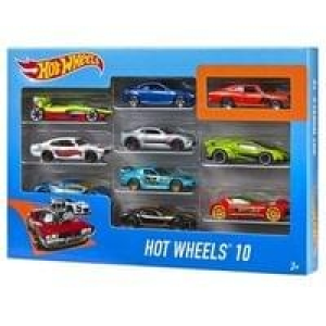 Real  Hot Wheels Zehnteiliges Druckguss-Modellauto-Set 1:64 54886