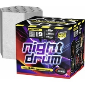 Metro  Systemfeuerwerk Night Drum 19 Schuss